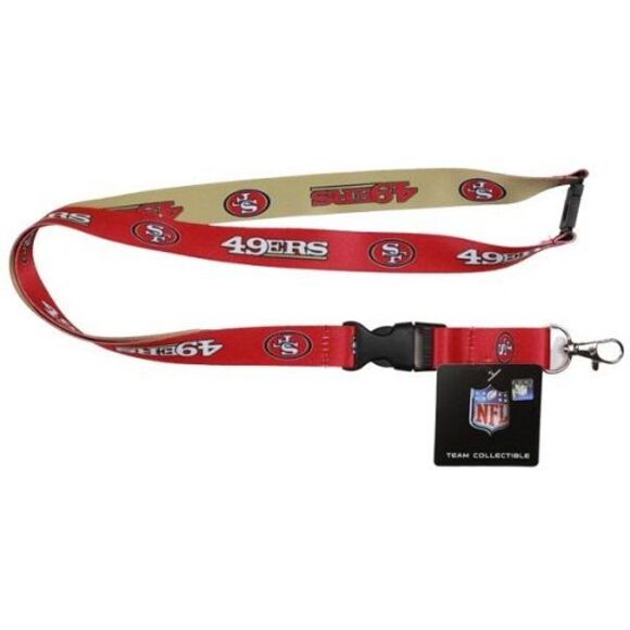 San Francisco 49ers NFL Mojo Double Sided Lanyard - Picture 3 of 3